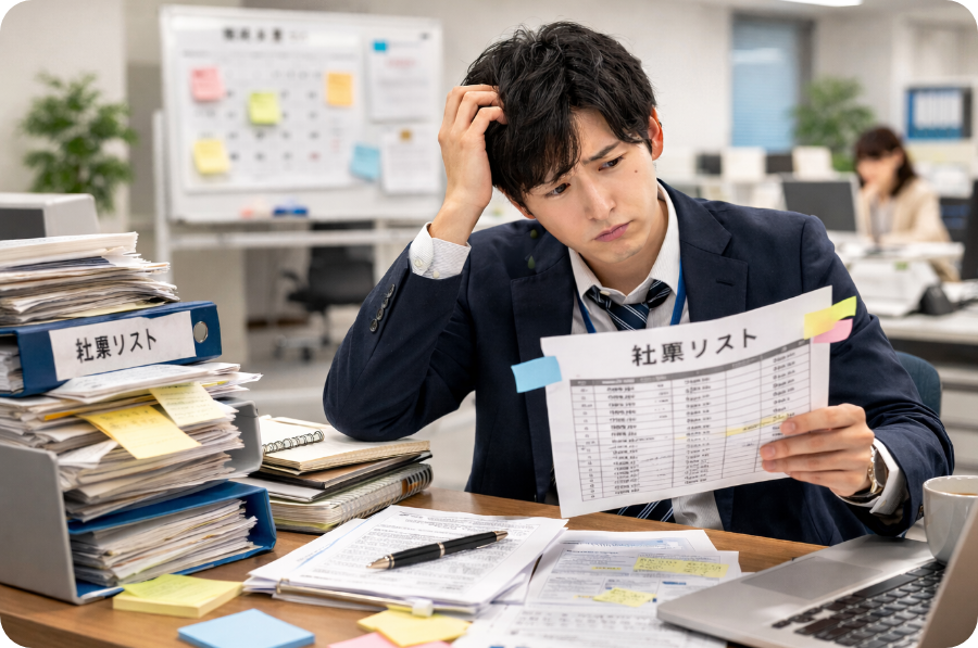 総務・人事担当に異動したばかりで社員リストを渡されたけど何から始めればいいかわからない… 