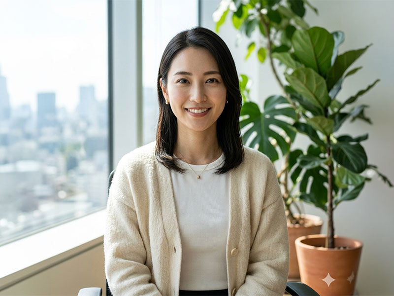 窓際の自然光を使う