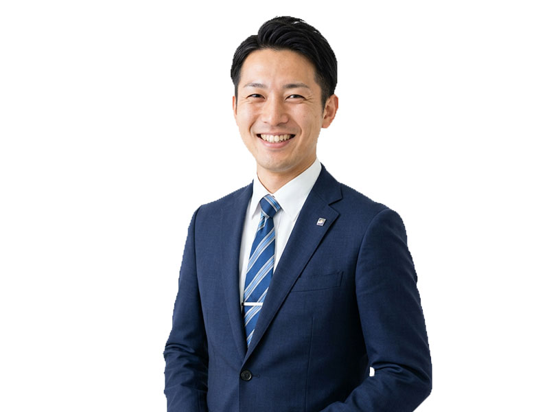 体はやや斜め、顔は正面