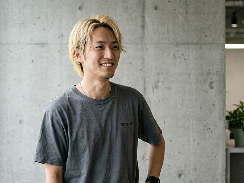 コンクリート壁で会話風